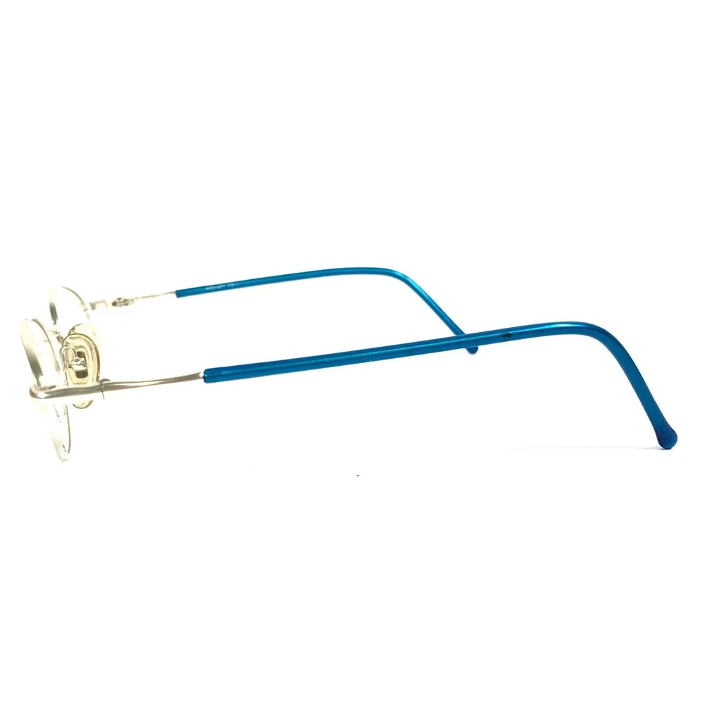 Brendel Eyeglasses Frames MOD.4577 COL.1 Blue Matte Silver Wire Rim 50-21-140